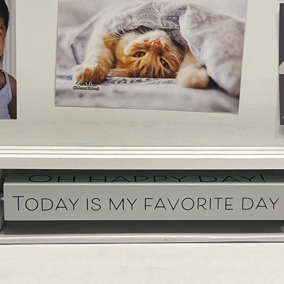 Spin Quotes 6 Clip Wall Collage Picture Frame 16.5"x15"x2.5" Holds 6 Picture NEW - Picture 8 of 13